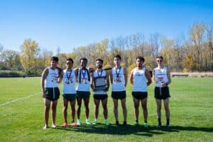 The 2022 Moraine Valley Community College men’s cross country team.