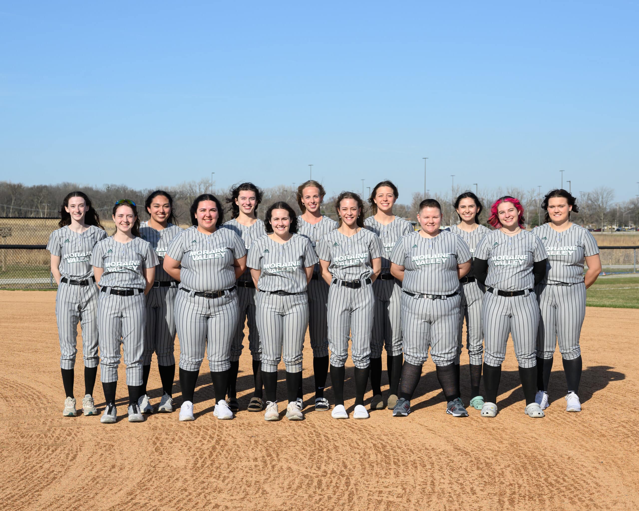 The 2023-24 Moraine Valley Community College softball team.