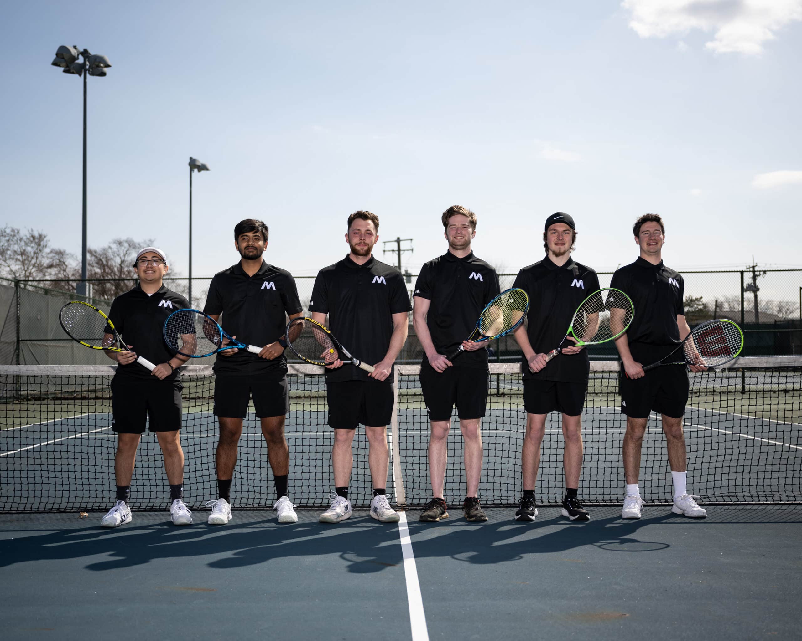 The 2022-23 Moraine Valley Community College men’s tennis team.