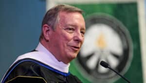 U.S. Senator Dick Durbin will give the commencement address at Moraine Valley Community College’s 50th commencement on Friday