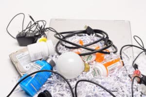 Pile of recyclable materials