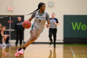 |The 2023-24 Moraine Valley Community College women’s basketball team.|